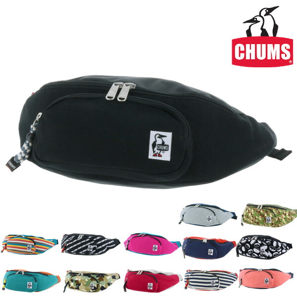 チャムス CHUMS ウエストバッグ ウエスト ボディバッグEAT NYLON スウェットナイロン Fanny Packeat Nylon ファニーパック ch60-2677 シ