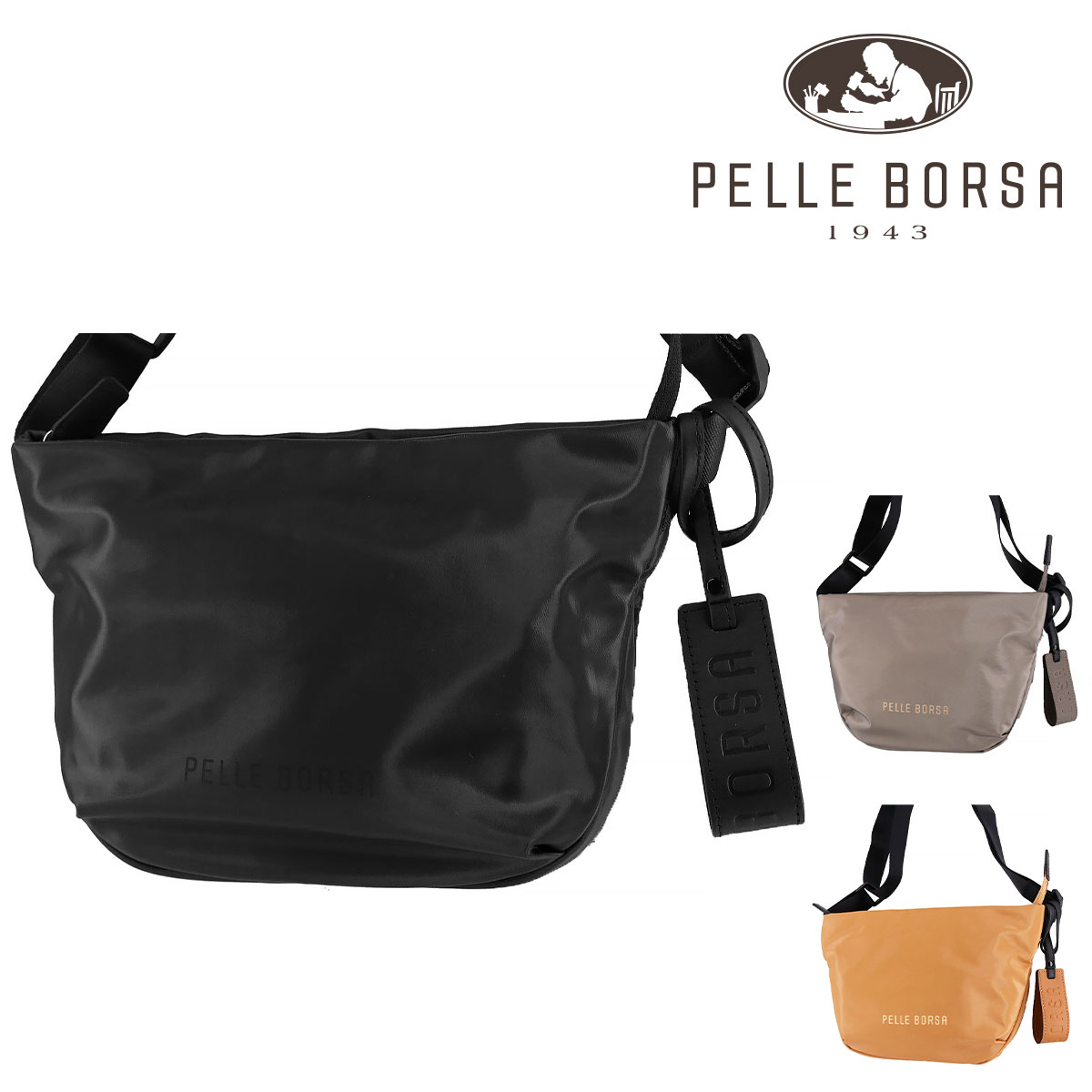 5,643円(税込)以上で送料,代引,銀行振込手数料無料PELLE BORSA(ペレボルサ)のショルダーバッグ商品:ペレボルサ バッグ ショルダーバッグ コンパクトラウンドショルダーバッグ PELLE