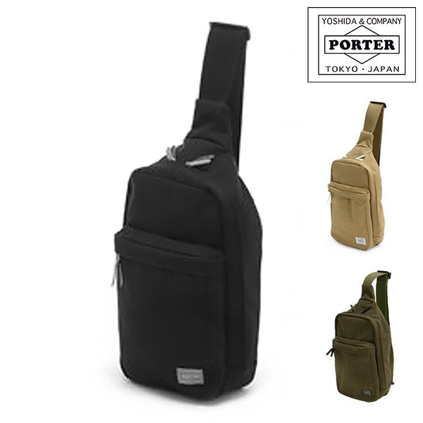吉田カバン ポーター PORTER！ワンショルダーバッグ ボディバッグ 【BEAT/ビート】 727-04000≪送料無料≫カラー：1.ブラック,2.ベージュ,3.グリーンサイズ(約)：横19×縦42